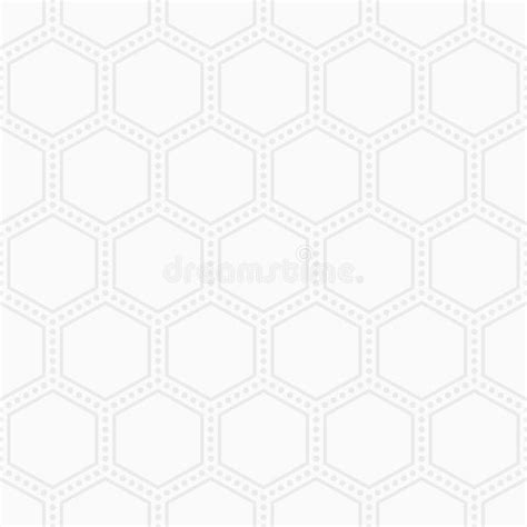 Abstract Seamless Pattern Of Hexagons Repeating Geometric Tiles Of