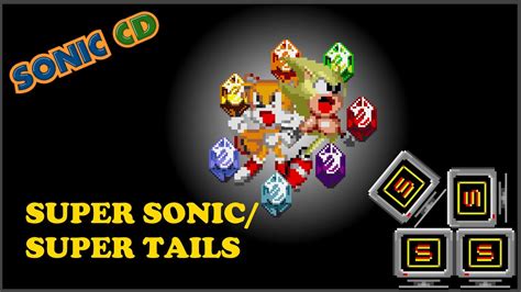 Super Sonic In Sonic Cd Release Sonic Cd Pc Mod Youtube
