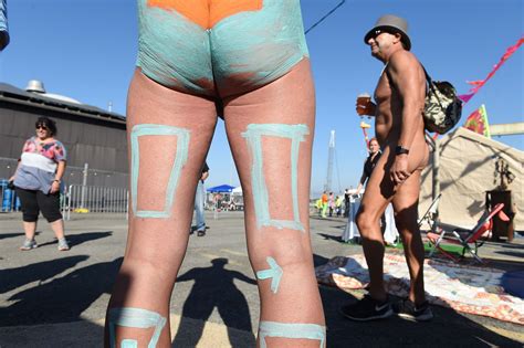 Nude Body Painting Takes Over San Franciscos Urban