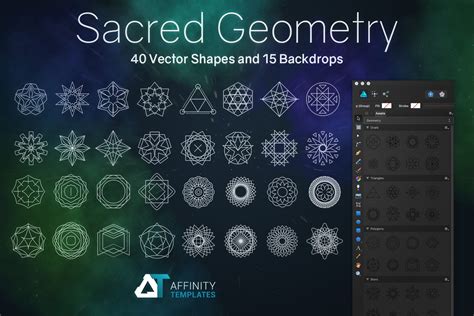 Sacred Geometry Shapes Set Graphic Objects ~ Creative Market