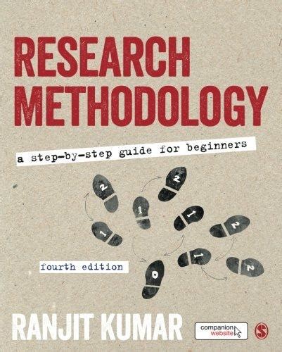 The model covers the total spectrum of a research effort, starting from problem formulation through to writing a. ISBN 9781446269978 - Research Methodology : A Step-by-Step ...