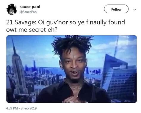 Many Photos Thats Sir Savage The 21st Rappers Arrest Sparks Meme