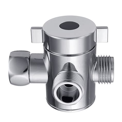 A third type of shower valve is the diverter valve, which routes water away from the bathtub spout and toward the shower head and vice versa. Multi Function 3 Way Shower Head Diverter Valve G1/2 ...
