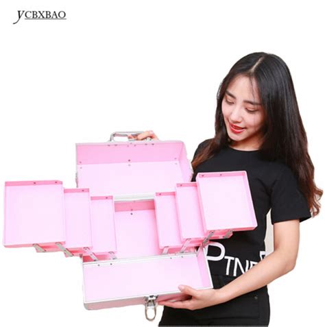 Hot High Quality Multilayer Professional Makeup Organizer Bolso Mujer