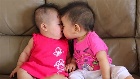 Cute Baby Kiss Her Yes Youtube