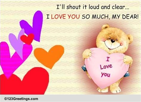 Love You So Much Free Whisper I Love You Day Ecards Greeting