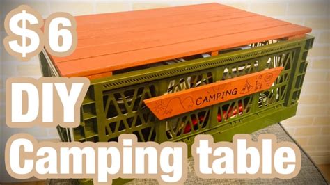Diy Fold Away Camping Table Youtube