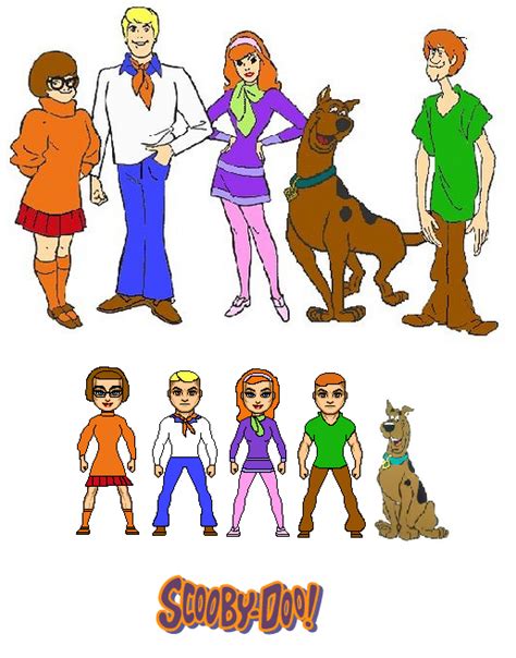 Scooby Doo Gang Microdolls By Ryan4britney On Deviantart