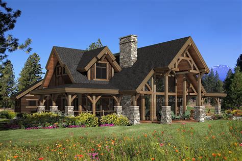 Hawksbury Timber Home Plan By Precisioncraft Log And Timber Frame Homes