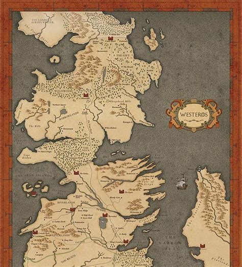 Old Map Of Westeros World Maps