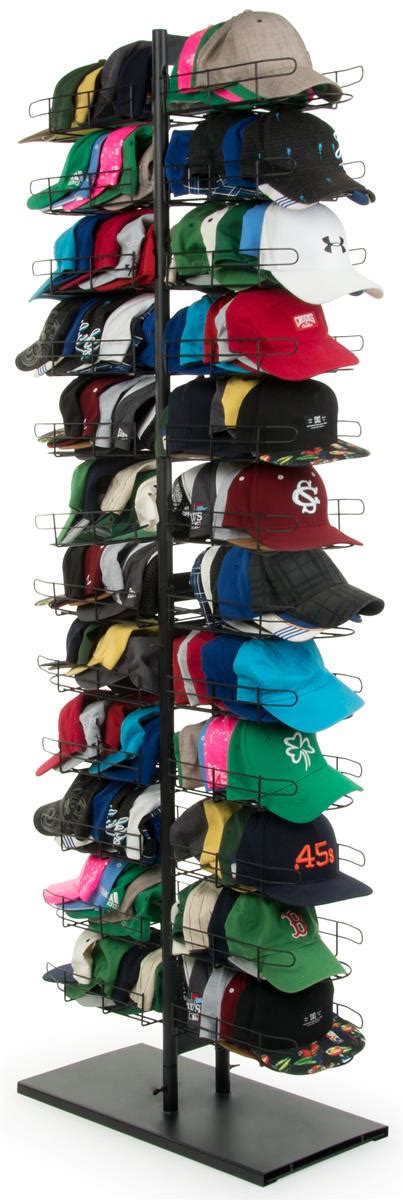 Fitted Hat Rack Holds Up To 240 Caps