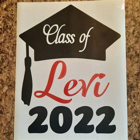 Class Of 2023 Window Decal Etsy