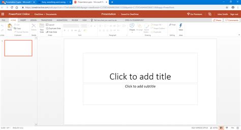 Getting Started With Powerpoint 365 Online How To Guide Office 365