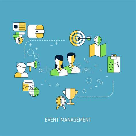 Event Management Concept Stock Vector Illustration Of Organization