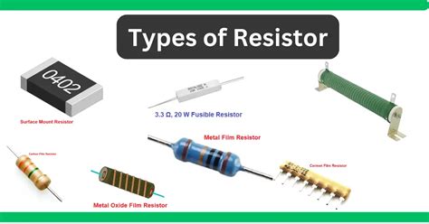 Types Of Resistors And Their Applications