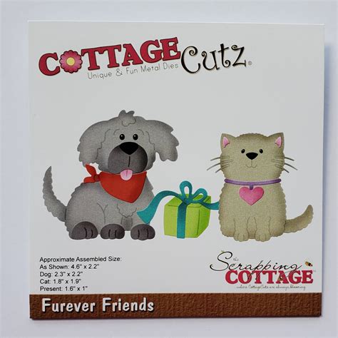 Furever Friends Cottage Cutz Die. CLEARANCE- Clearance