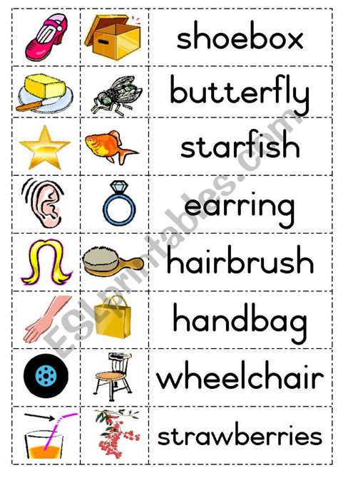 Compound Words Esl Worksheet By Joeyb1