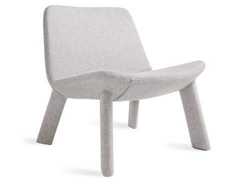 Neat lounge chair is upholstered entirely in fabric available in multiple colors. Neat Lounge Chair - hivemodern.com
