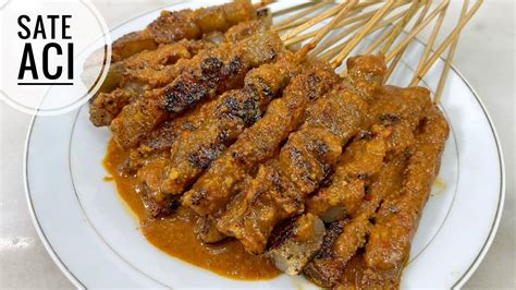 Resep Sate Aci Ala Jajanan Sd Youtube