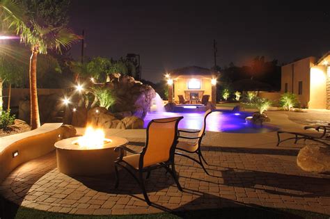 While you browse backyard landscaping ideas with a pool, consider whether a rectangular or more natural looking pool would best suit your yard. Phoenix Landscaping Design & Pool Builders, Pool ...
