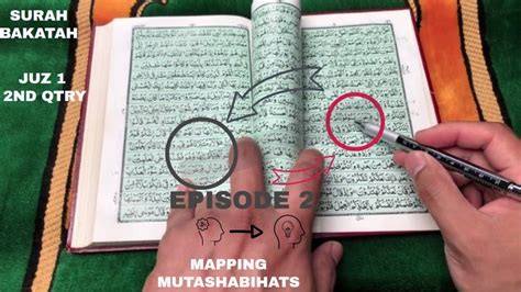 Episode Juz Second Quarter Surah Baqarah Quran Mapping