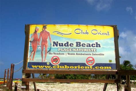 Nude Beach Paradise In St Maarten Jetsetaway