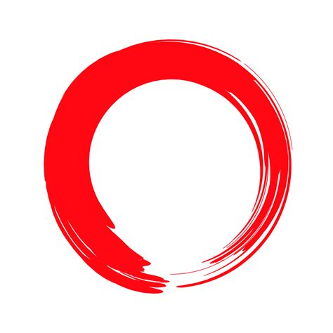 Red Brush Circle Png 21611695 Png