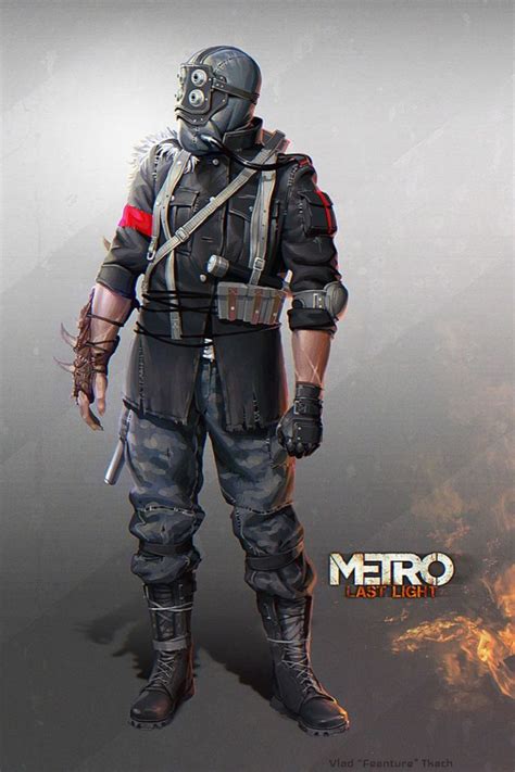 The Art Of Metro 2033 Last Light 17 Metro 2033 Character Design Male
