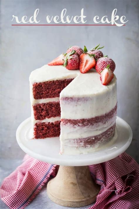The best red velvet cake recipe with sweet cream cheese frosting. Red Velvet Cake: Moist, flavorful, & so easy! -Baking a Moment