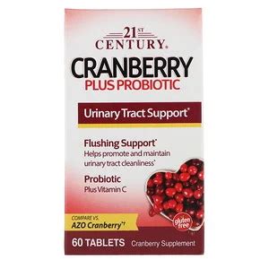 Promote healthy urinary tract function with 21st century cranberry plus probiotic. 21st Century, Cranberry Plus Probiotic, 60 Tablets - iHerb ...