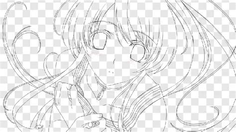 Anime Line Art Image Transparent Background Free Download Png Images