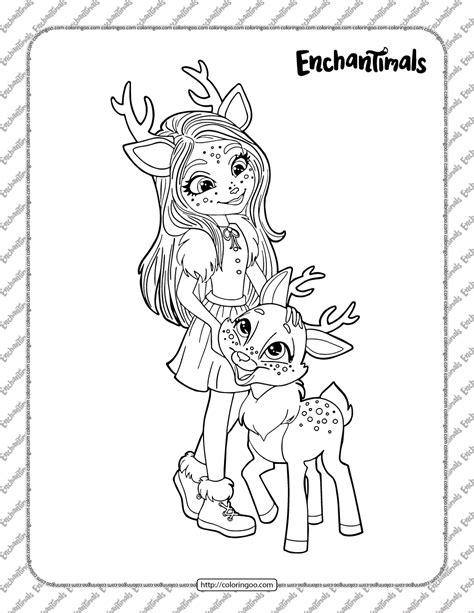 Printable Enchantimals Coloring Pages