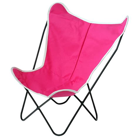 Kids Half Pint Butterfly Sling Chair Pink Steele Canvas Basket Corp