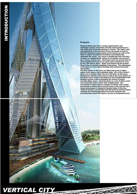 World Of Architecture Future Architecture Vertical City Dubai