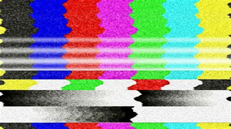 Tv Color Bars Malfunction Stock Image Image Of Antenna