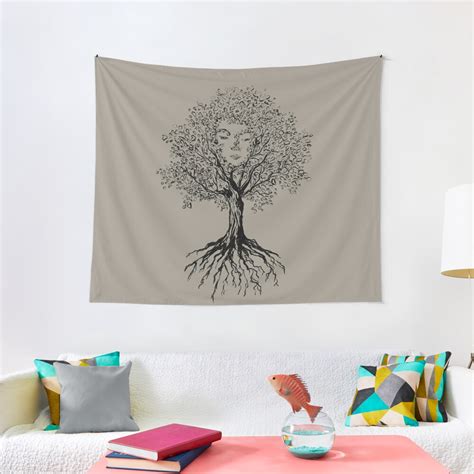 Tree Of Life Tapestry By Rawmawr Redbubble