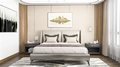 Bedroom Interior Design Vray Render 3d Model Max Fbx