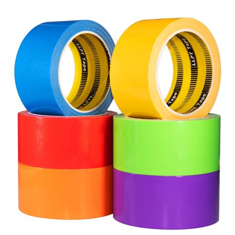 Llpt Rainbow Duct Tape 6 Premium Assorted Color Packs Fabric Gaffer