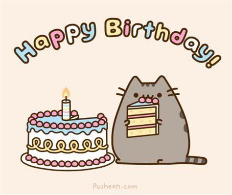 Send the gift of funny this year & it won't end up in the trash! Image - Anime-birthday-cards-grey-pusheen-cat-chibi-cute ...