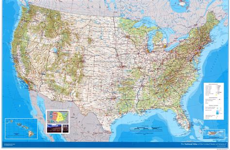 Interstate Highway Large Road Map Of The United States