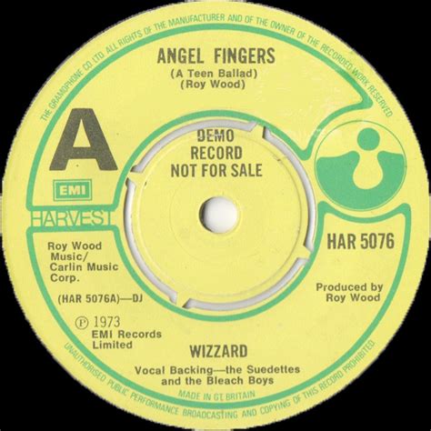 Wizzard Angel Fingers A Teen Ballad 1973 Vinyl Discogs
