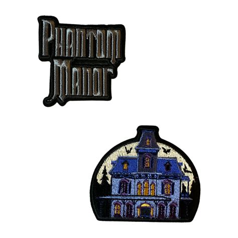 Disney Phantom Manor Lot 2 Patchs Autocollants