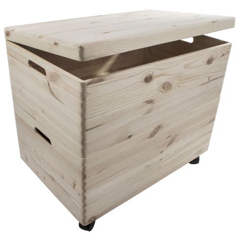 Mega Wooden Boxes Extra Large Set Of Plain Stacking Crates With Lid