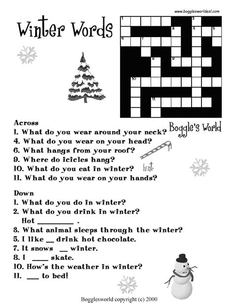 12 Best Images Of January Puzzle Worksheets Cell