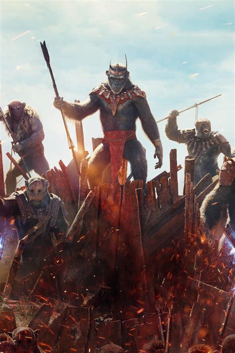 Poster of Kingdom of the Planet of the Apes Wallpaper, HD Movies 4K