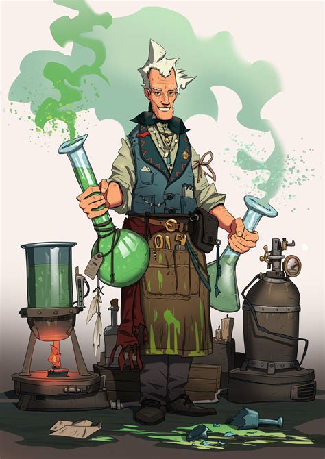 Alchemist By Sergey Klimin On Artstation Concept Art Characters
