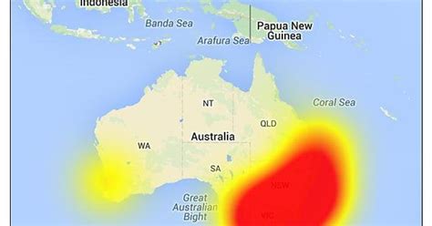 Current Map Of Telstra Outage Raustralia