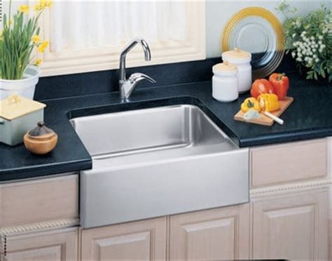 Under mount aberdeen kitchen sink in white. Elkay ELUHF2520 25 Inch Apron Front Undermount Single Bowl ...