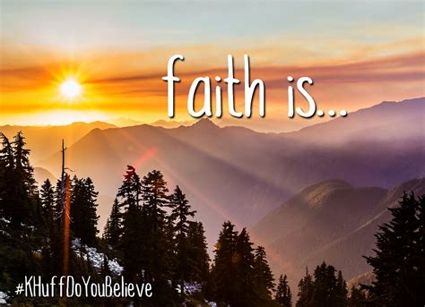 Faith Is Because She Believed
