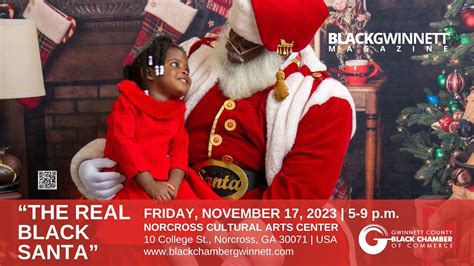 The Real Black Santa At A Taste Of Black Gwinnett Holiday 2023